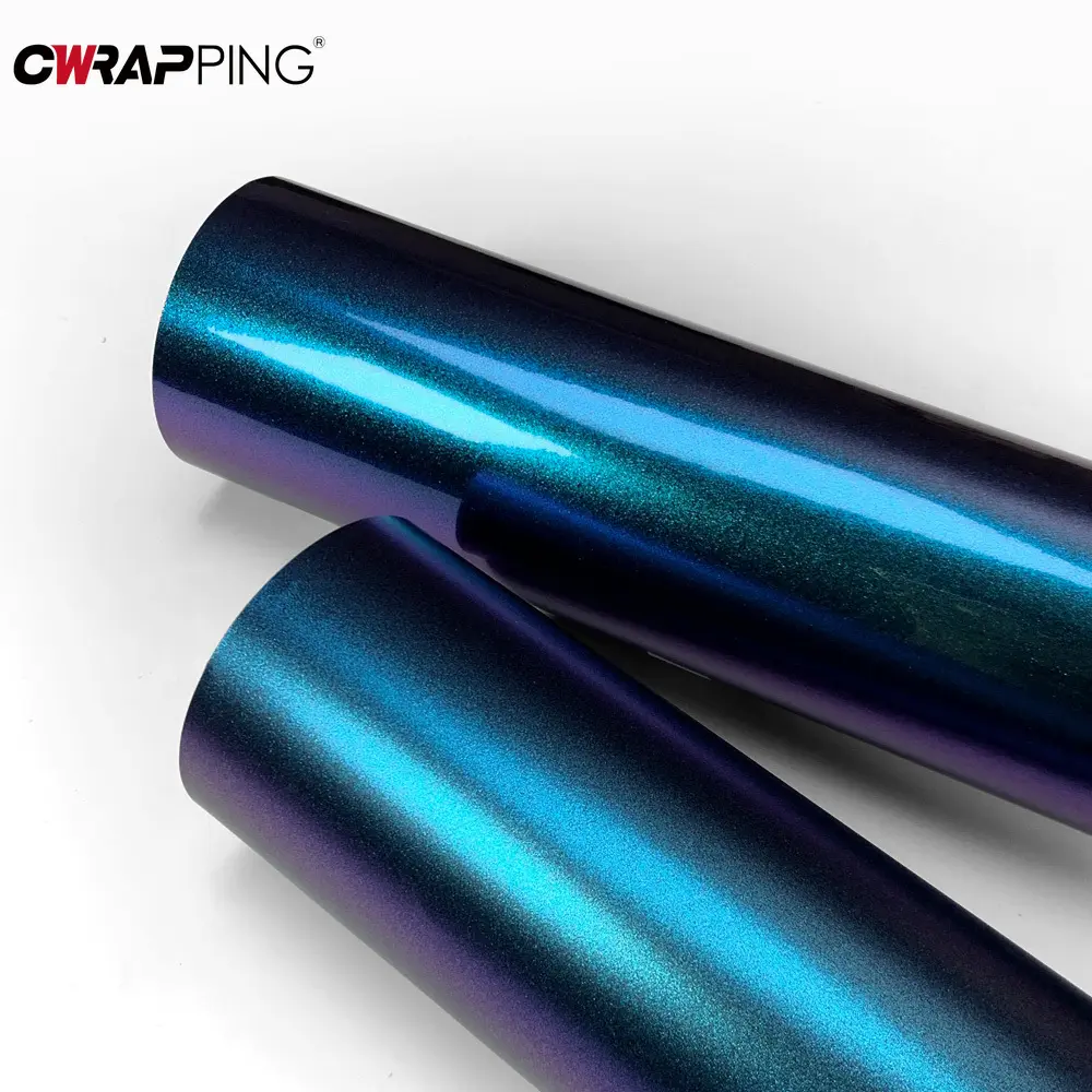 Color Change Film Waterproof Air Release Car Motorcycle Stickers DIY Paste Tuning Vinyl Wrapping Chameleon Films Car Accessories