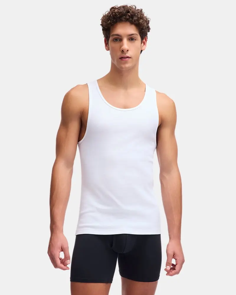 Under Armour Performance Cotton Rib Men's 2-Pack Tank Undershirt Under Armour Performance Cotton Rib Men's 2-Pack Tank Undershirt
