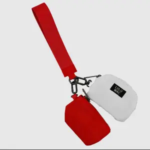 Lulu Mac Double Pouch Wristlet Zipper Closure in 8 Different Colors