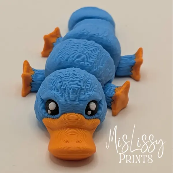 Blue Platypus Flexi 3D Print