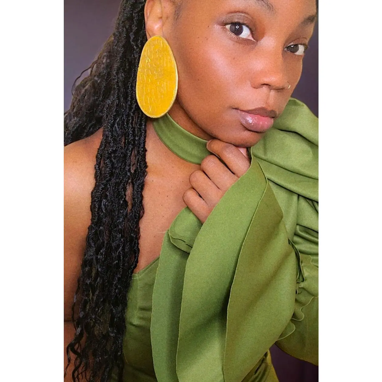 Alligator Statement earrings