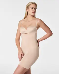 LUKUSAFIshape™ OnCore Open-Bust Mid-Thigh Bodysuit