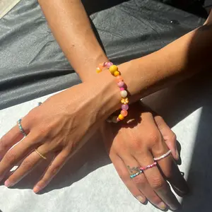 Pink lemonade bracelet
