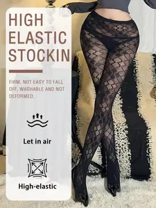 Stop Wearing Plain Fishnet Socks! Plaid High-Waist Slim-Fit Leggings, Fashionable All-Season Trousers, Trendy and Stylish