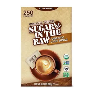 Organic Granulated White Premium Cane Sugar 250 ct packets (1-Pack)