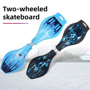 Two-wheeled skateboard, children's skateboard, non-slip and safe, suitable for people aged 6-60