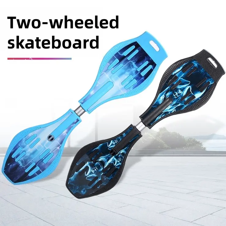 Two-wheeled skateboard, children's skateboard, non-slip and safe, suitable for people aged 6-60