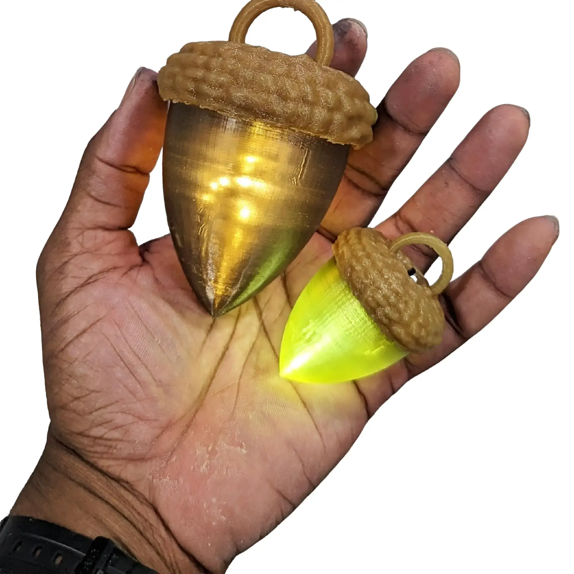 TOTK Korok LED Acorn Lantern keychain ( cosplay, convention, costume, prop, halloween )