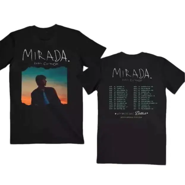 New Ivan Cornejo Mirada Tour  Gift For Fans Unisex S-5XL Shirt  Vintage Graphic Tee  Soft Cotton Short Sleeve Shirt for Men & Women Unisex