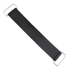Motorcycle Battery Rubber Band Strap, Bettery Fixed Holder Moped Belt Stretchable Bandage Parts Elastic Black Scooter Accessories