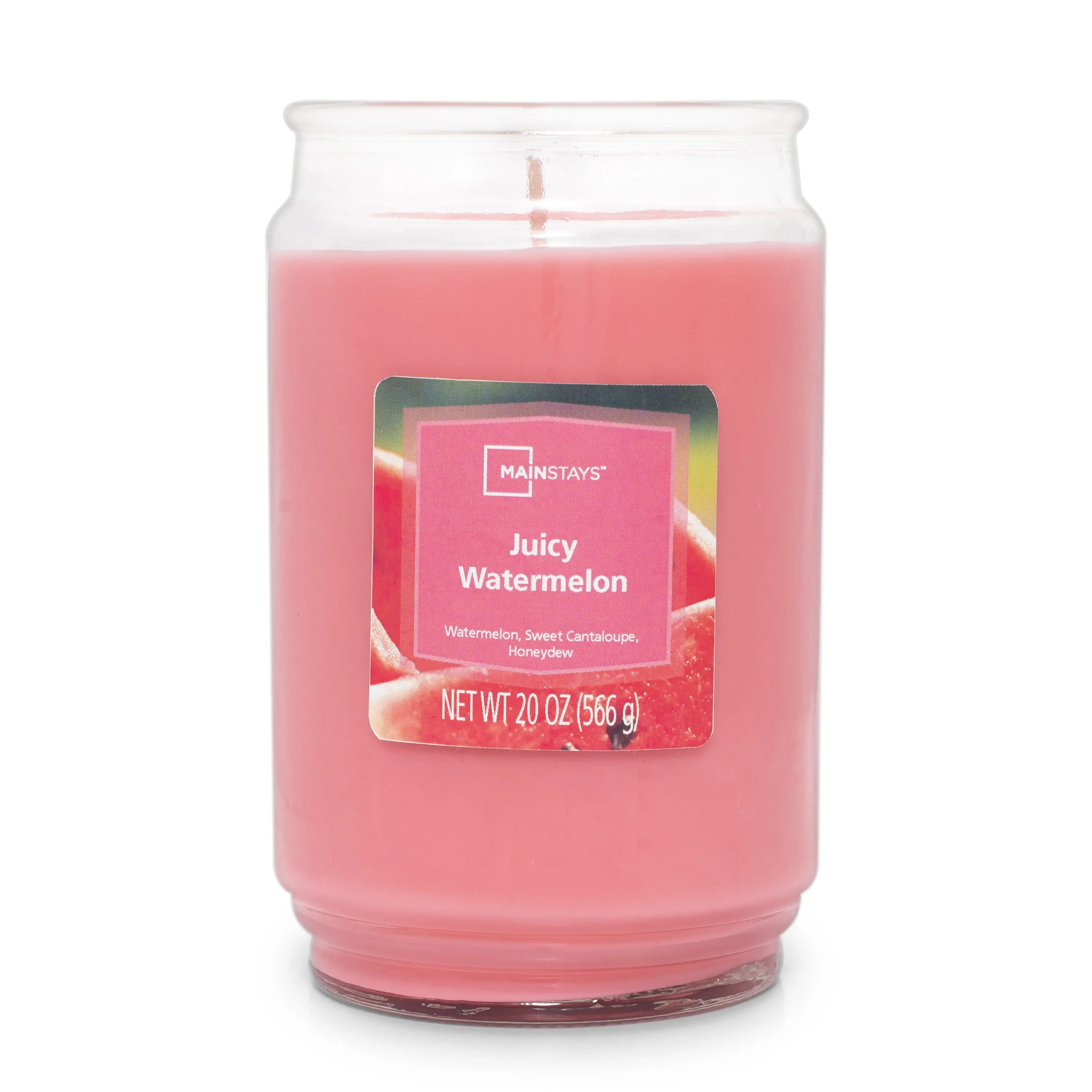 Mainstays Juicy Watermelon Scented Single Wick Candle, 20 oz. Mainstays Juicy Watermelon Scented Single Wick Candle, 20 oz.