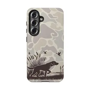 Camo Duck Hunting Dog Tough Phone Cases Iphone Hunting Gifts, Protective Case