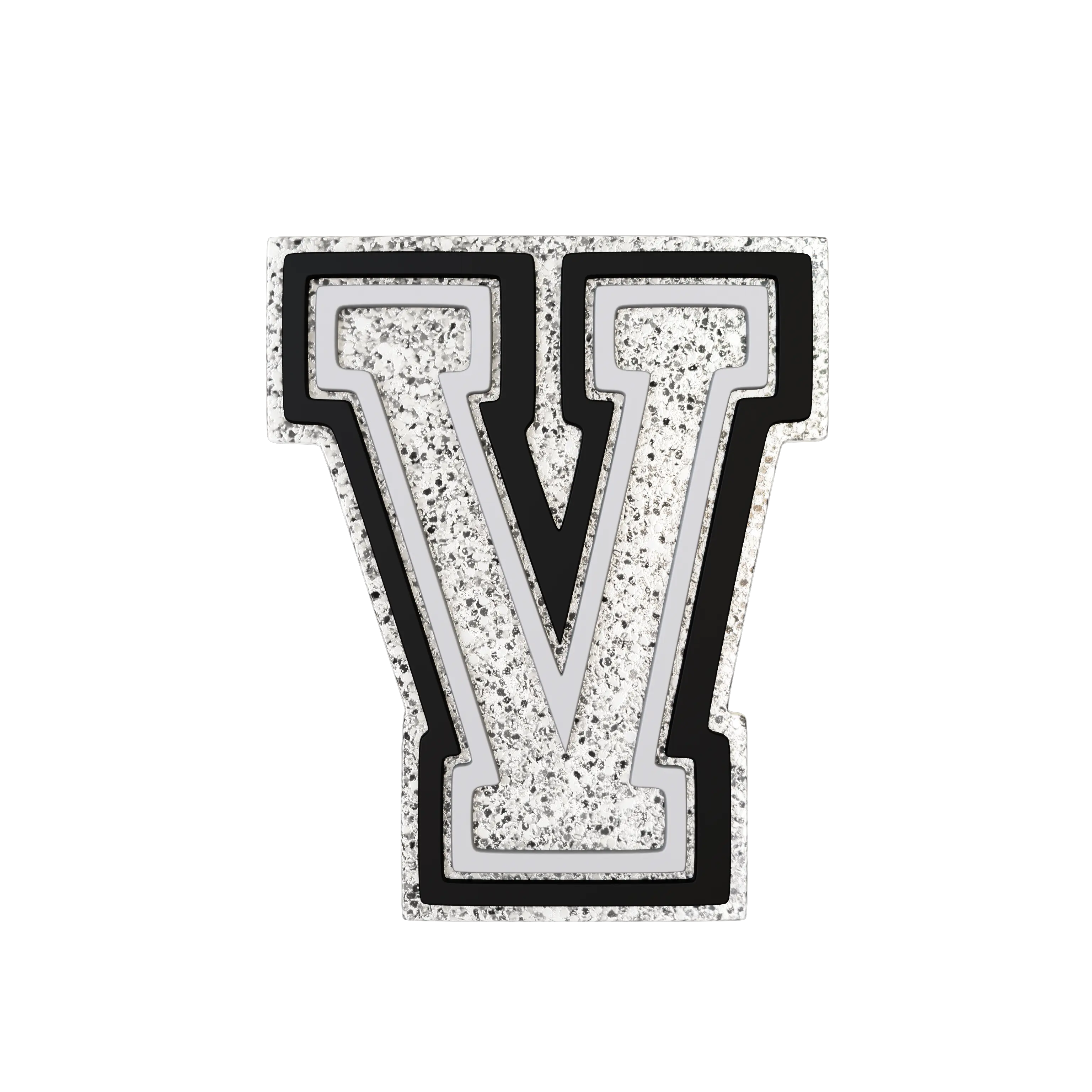 Silver Letter V