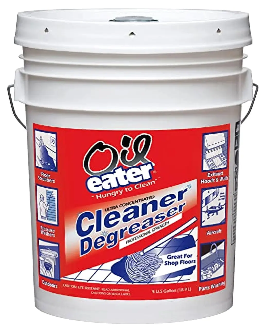 Oil Eater 5 Gallon Cleaner/Degreaser Concentrate - Destroys Grease, Oil & Grime - Automotive, Industrial, Household