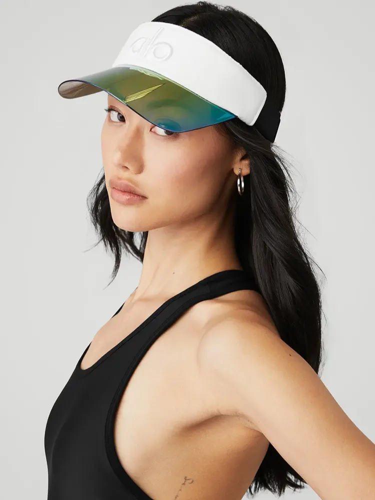 Airlift Solar Performance Visor for Women, Premium Lightweight Breathable Open-Top Sun Hat, Adjustable Curved Brim Athletic Visor for Tennis, Golf, Pickleball, Running, Gym, Beach, Travel & Everyday Outdoor Activewear