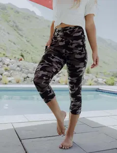 SA Exclusive Camo Capri Pocket Leggings