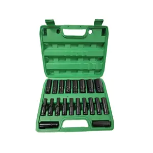 45/10/15/20/52 Piece Deep Well Metric Impact Wrench Socket Set, Ideal for 1/2 Inch Torque Wrench, Perfect for Car Repair and Tool Organization