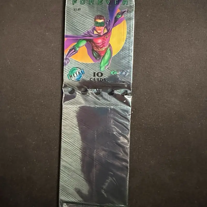 1995 Fleer Metal Batman Forever Jumbo Packs, 2-Pack Bundle