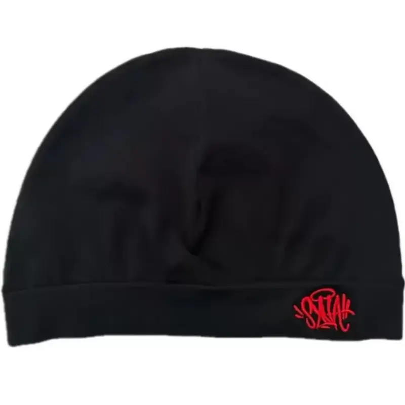 Embroidered Streetwear Beanie, Fitted Knit Hat, Trendy Hat, Retro Y2K Style, Multicolor Dopamine Aesthetic, Perfect for Hip-Hop Fashion Enthusiasts
