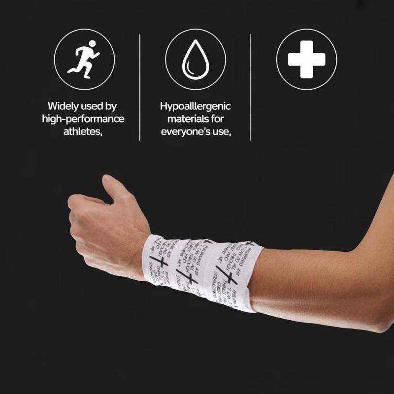 2 Pcs Set Christian Athletic Tape 2IN X 23FT Cotton Zinc Oxide White Athletic Tape, Cross Athletic Wristband for Tennis, Religious Bible Verse Athletic Tape, Christian Gift for Men and Women