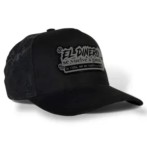 El Dinero Se Vuelve A Ganar Plate Premium Mesh - Snapback Hat