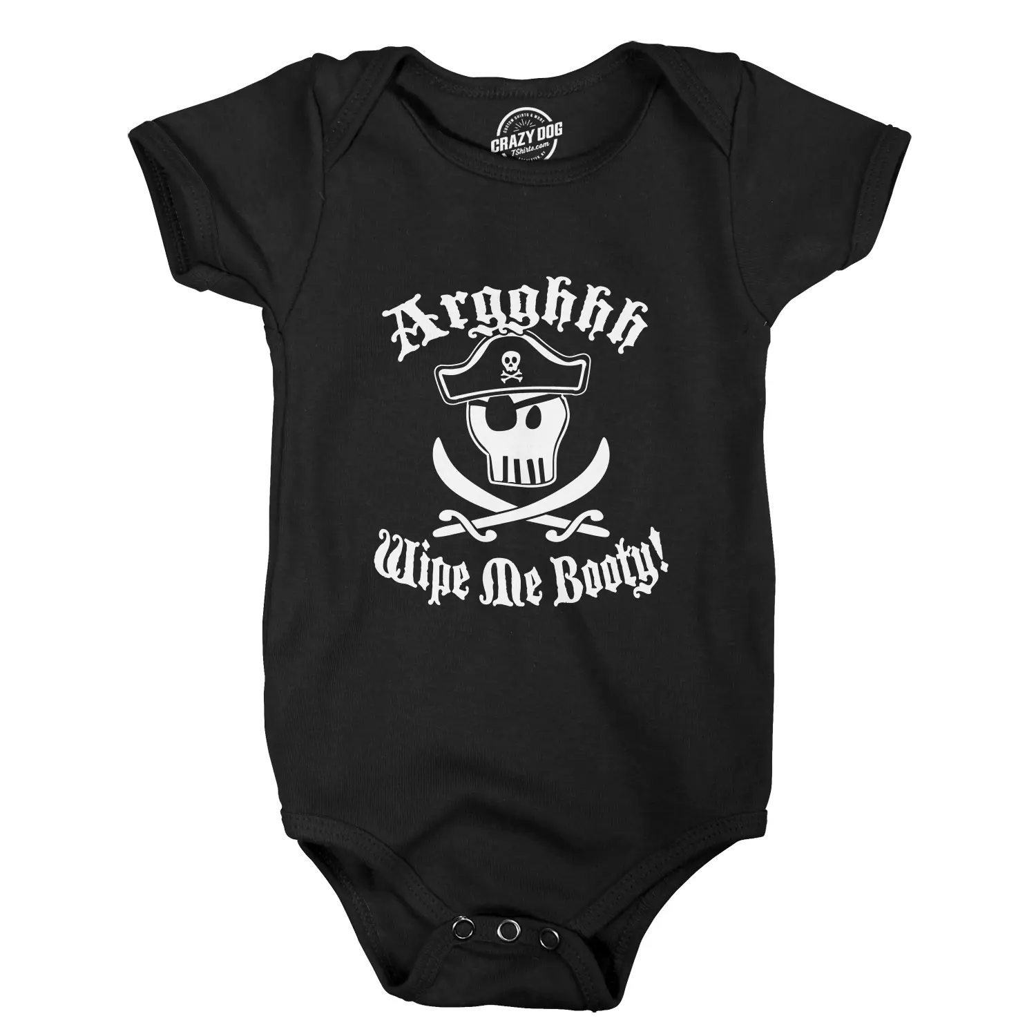 Wipe Me Booty Aaaargh Romper Funny Pirate Sword Baby Creeper Bodysuit Funny Baby Onesies Novelty Onesie Black Wipe Me Booty Aaaargh Romper Funny Pirate Sword Baby Creeper Bodysuit Funny Baby Onesies Novelty Onesie Black