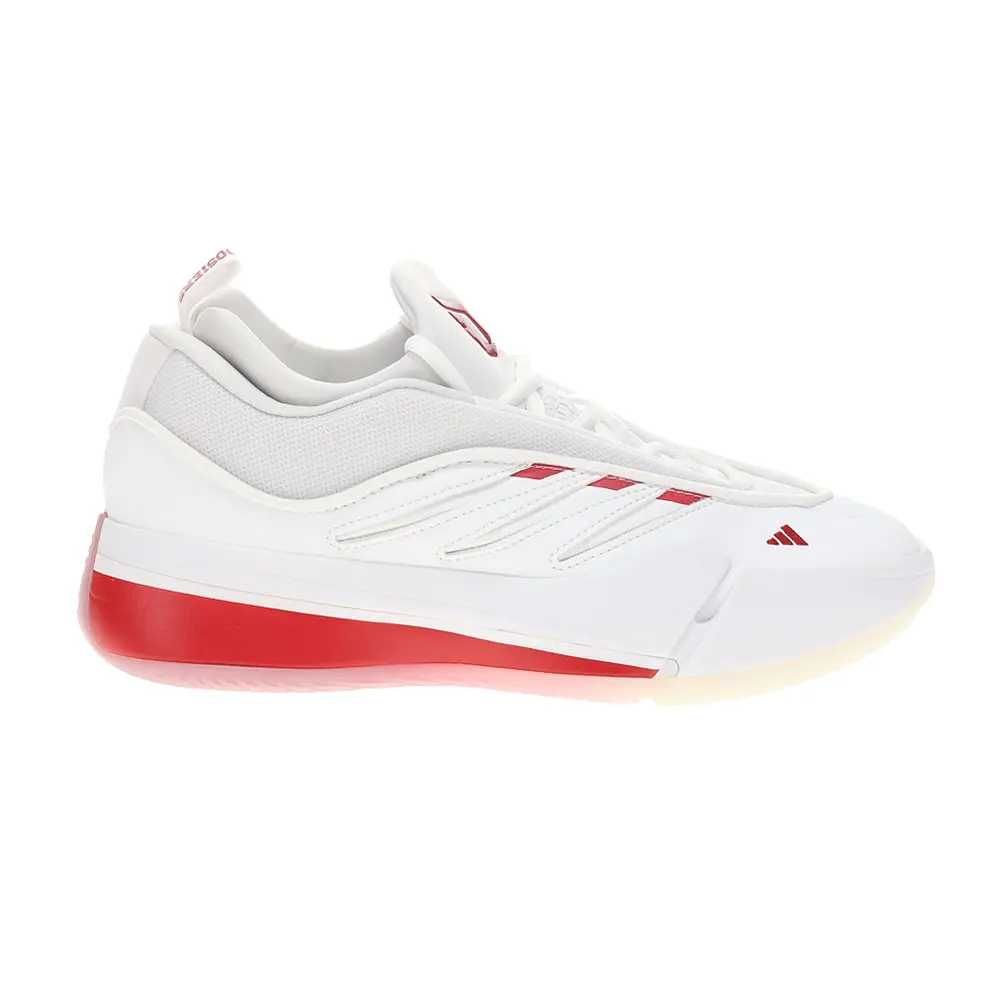 adidas Mens Dame 9 Indiana Hoosiers Basketball Sneakers Shoes - White
