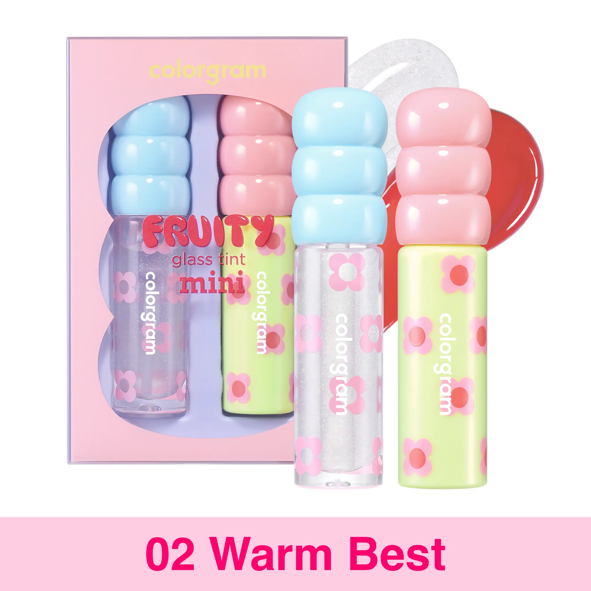 02 WARM BEST (00 PEARL GLOSS + 02 DEWY GRAPEFRUIT)