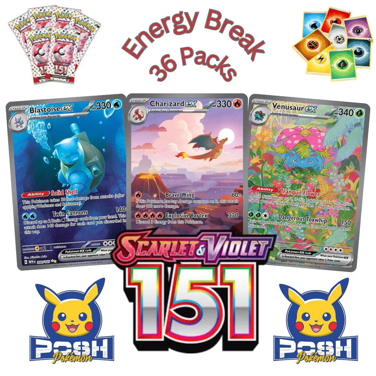 (36) Pokemon Scarlet & Violet 151 Energy Break
