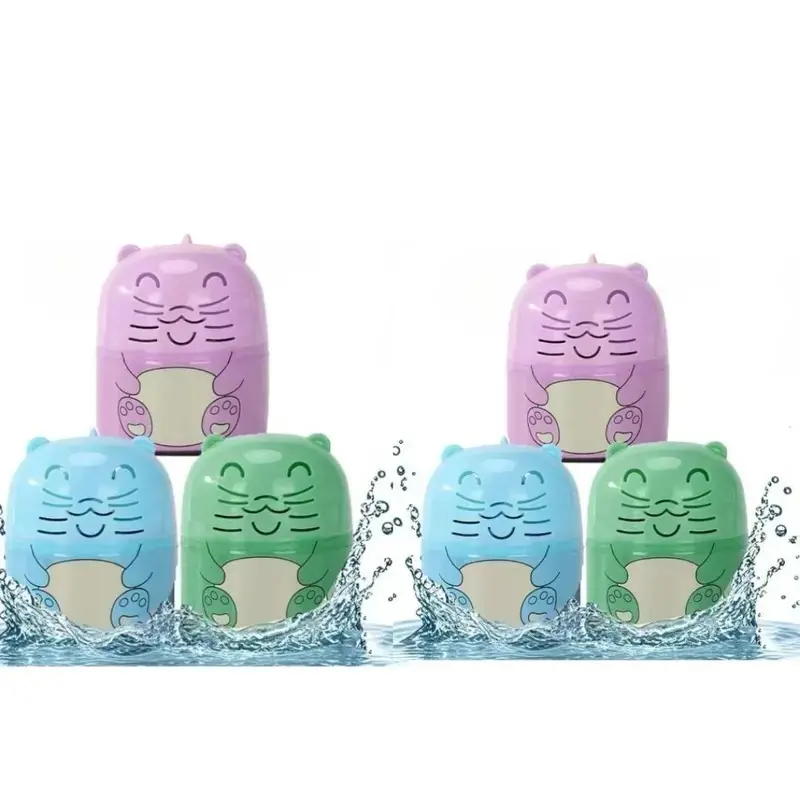3-Color Set Solid Dinosaur-Figure Scented Toilet Cleaner, Household Bathroom Tank Cleaner with Ocean, Jasmine, Peach Scents, Full Head Coverage, 24-Month Long-Lasting Deodorizer Freshener