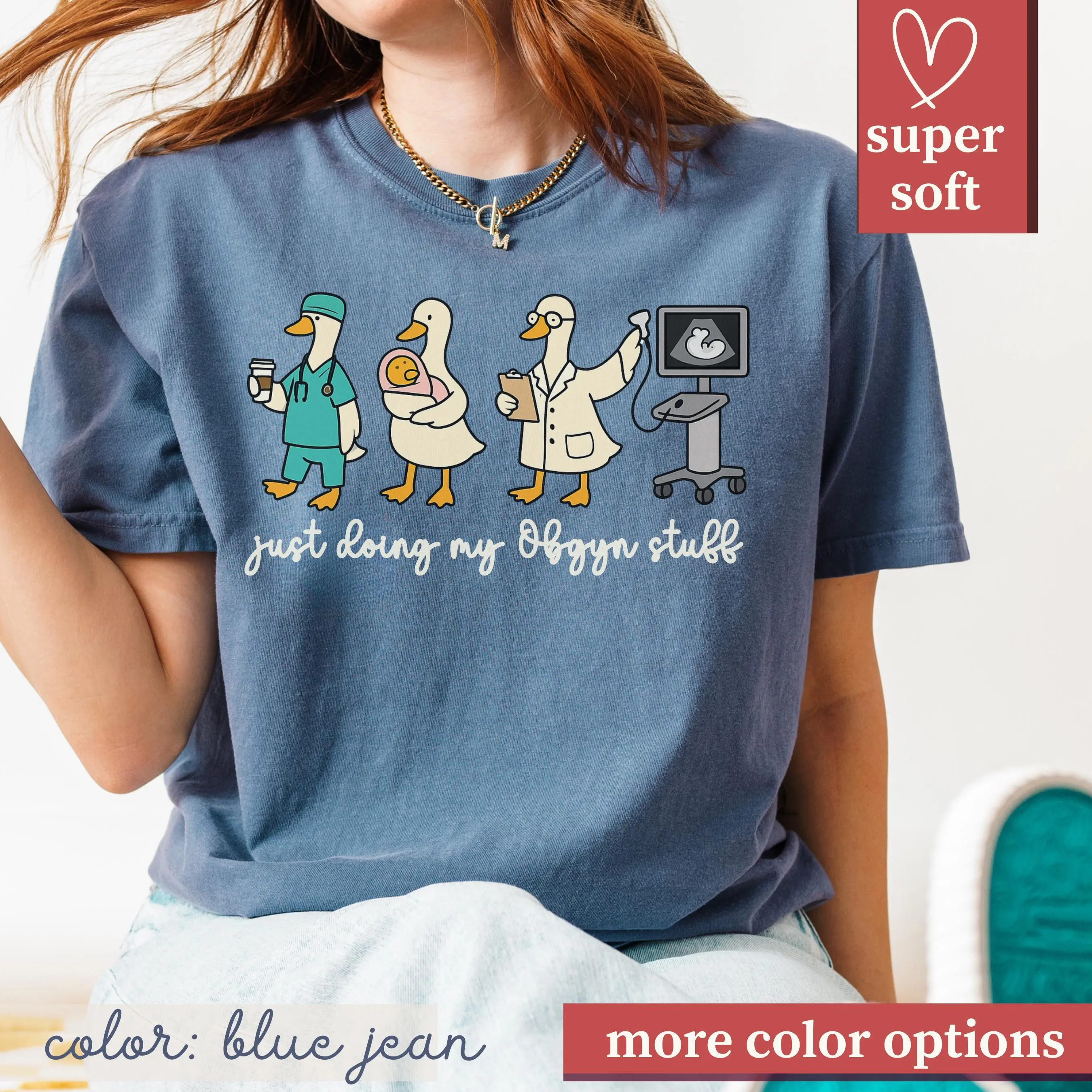 Funny OB-GYN Shirt for Obstetrician Gynecologist Gift • OBGYN Medical Student Grad Gift Idea • Women’s Health Doctor