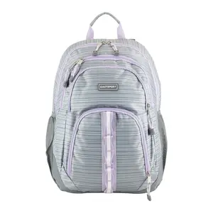 Eastsport Unisex Rally Sport 2.0 Backpack, Grey Pinstripe