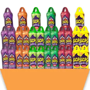 Lucas Muecas Mexican Lollipop with Chili Powder Candy 30 Count Variety Pack