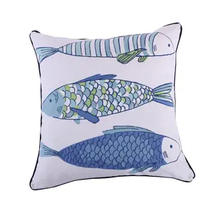 Catalina Fish Printed Fish pillow