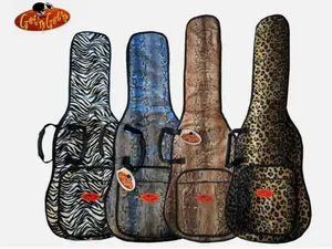 Get'm Get'm Cobra Gig Bag - Classic Copper & Blue Cobra Prints, Fully Padded Back, Comfort Grip Handles, Adjustable Strap, Large External Pocket, Durable Fabric, Ideal for Concert and Event Use