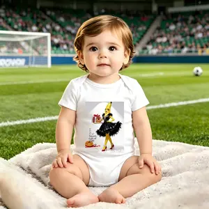 Funny Banana Character Print Baby Romper | Soft Cotton Infant Onesie for Newborn Essentials | Breathable Short Sleeve Jumpsuit | Easy Snap Closure