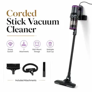 Pure Nova 500W 15kPa Powerful Handheld Stick Vacuum Cleaner - Hand Vacuums, Flexible Handle, Removable Dust Cup, Multimode for Pet Hair Cleaning, Powerful Handheld Vacuum
