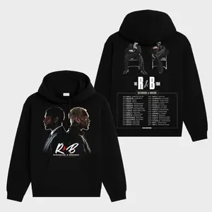 Raymond & Brown Tour 2026 Unisex Oversized Premium Cotton Hoodie Sweater T-Shirt, The Team Breezy Hoodie Sweater T-Shirt , Vintage Music Merch Sweatshirt Hoodie T-Shirt, Music Rap Style, New Album Gift For Fans