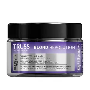 TRUSS Blond Revolution Net Blond Hair Mask - Color-Enhancing Hair Repair Mask to Restore Natural Hair Health, Hair Shine & Vibrancy - Designed with a Web-Effect Formula (6.3 oz)