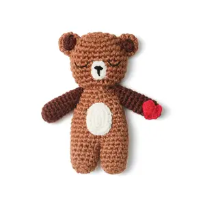 Pocket Bear - Crochet Toys, Stuffed Animal, Safe For Babies, Hand-knitted, Collectible, Washable