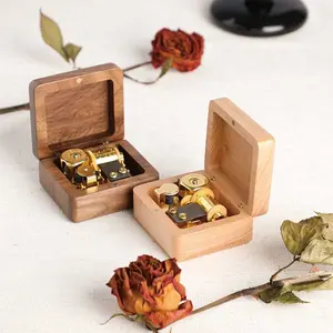 Wooden Music Box (song Selection), Creative Birthday Gift for Girls, Cute Musical Instrument for Kids, Perfect Present for Women
