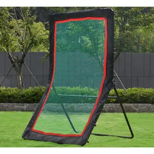 Lacrosse Rebounder for Backyard 4x7FT Adjustable Angle Volleyball Baseball Rebounder Net - Portable Multi-  Net for Lacrosse, Softball Practice