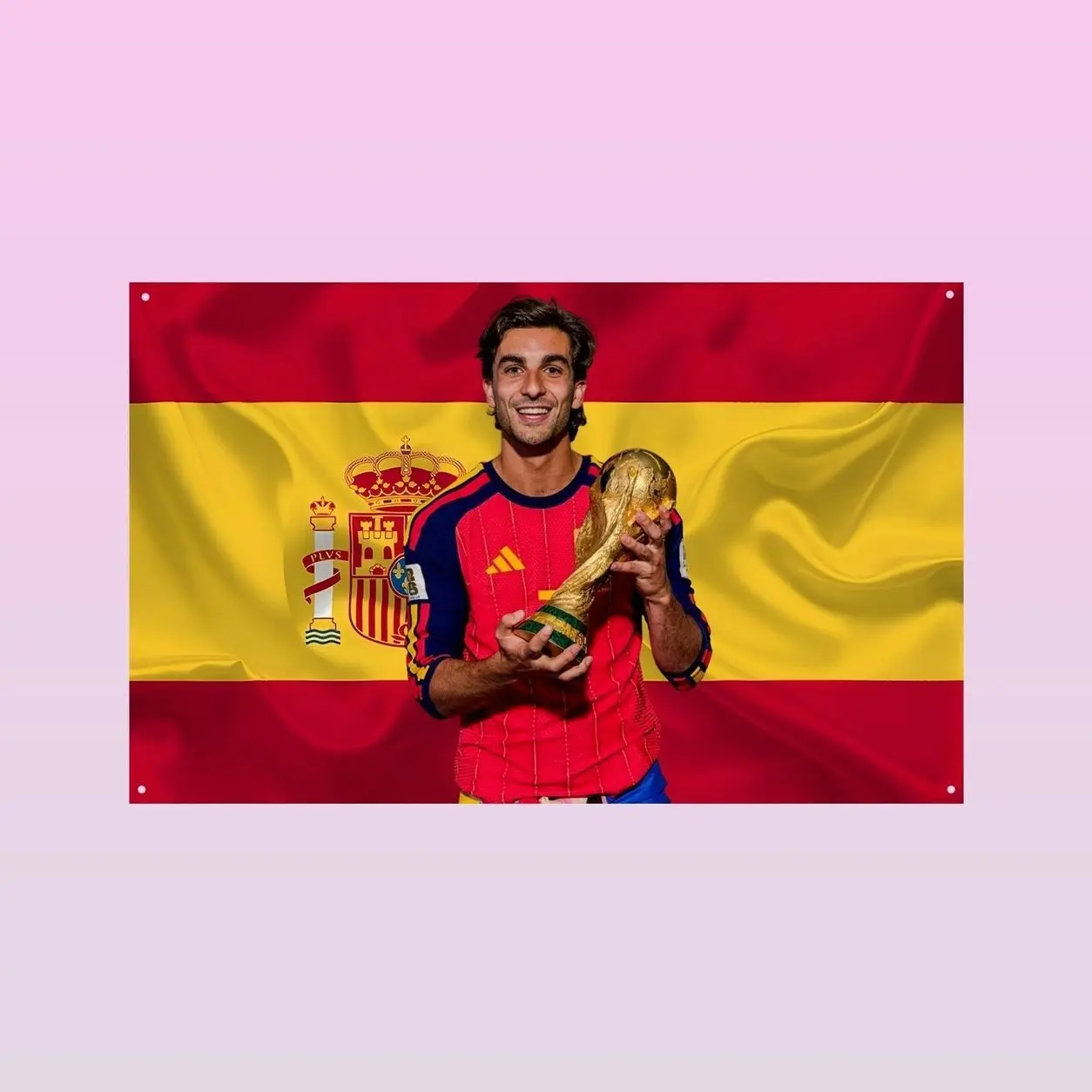 Ferran Torres Spain Flag | Ferran Torres World Cup Flag | Spain Football Wall Tapestry | Spain Soccer Fan Room Decor