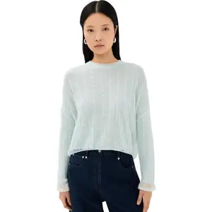 Altuzarra - Jet Cable Knit Sweater - GREEN