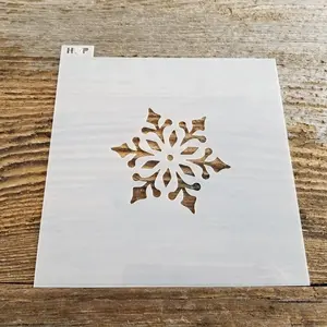 Happy Wood Products Snowflake Stencil Reusable Food Safe Mylar