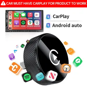 【YURNLV】2026 New CarPlay Adapter, Wired to Wireless Converter, Compatible with iPhone/Android, Stable and Fast Connection, Compact and Portable