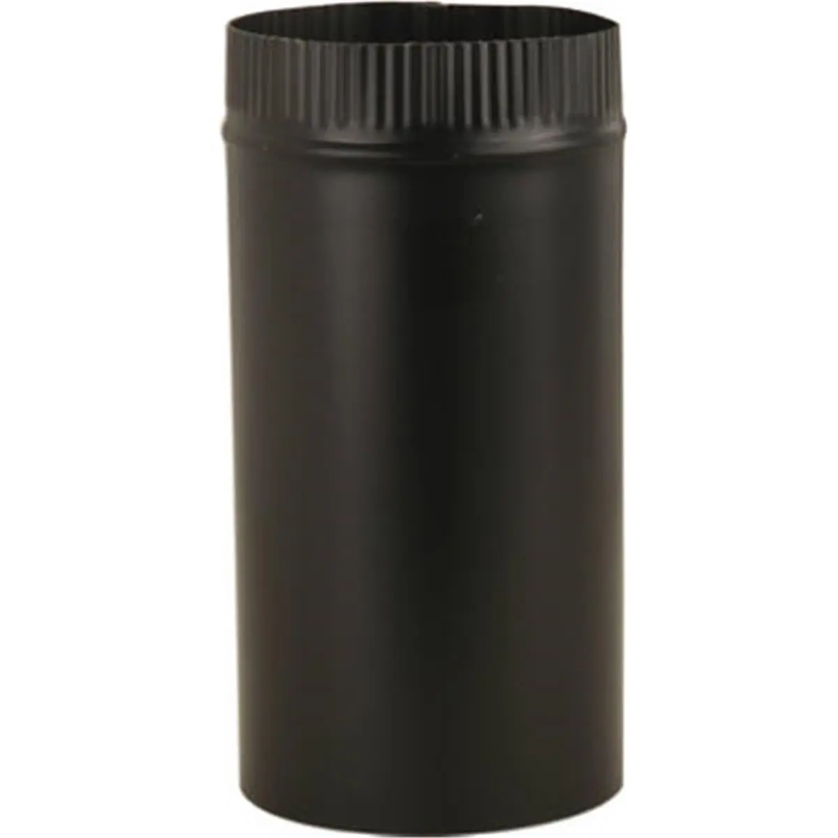 212 MAIN Black Metal Stove Pipe - 4x24 in, 28 GA, Imperial Manufacturing BM0344, Pack of 10
