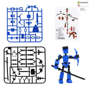 Mini Action Figure Set, Multi-Color Moveable Models, Perfect for Collectors & Enthusiasts, Cool Design, Ideal Gift Choice, Action Figurine