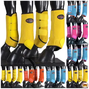 HILASON L M S Horse Front Rear Hind Leg Sport Boots 2 Pack | 4 Jumping