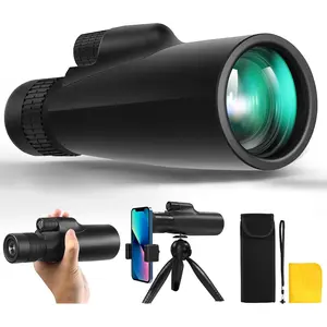 10-30x50 Monoculars for Adults High Powered with Smart Phone Holder & Upgraded Tripod, Starscope Monocular Military Grade for Outdoor Exploration, Bird Watching, and Scenic Viewing